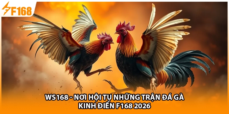 WS168 - Nơi Hội Tụ Những Trận Đá Gà Kinh Điển F168 2026